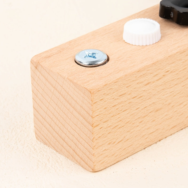 Ferramenta de Combinação de Parafusos e Porcas para Crianças com 8 Formas, Brinquedo de Treinamento de Coordenação Olho-Mão, Presente de Aniversário, Enchimento de Meia de Natal