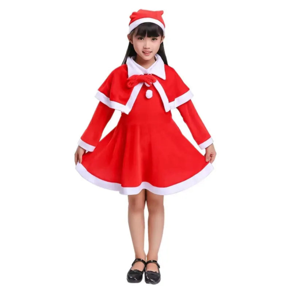 Adorable Christmas costume for kids. Soft, comfy Santa outfit for boys and girls — perfect for parties, photos, and festive celebrations.