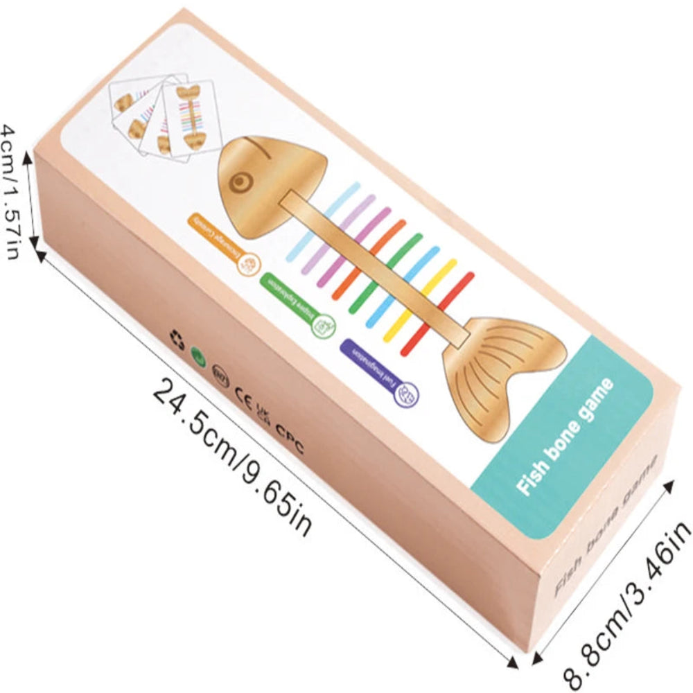 Montessori wooden balance game for kids. Safe, colorful, and educational toy that builds focus, coordination, and fine motor skills.