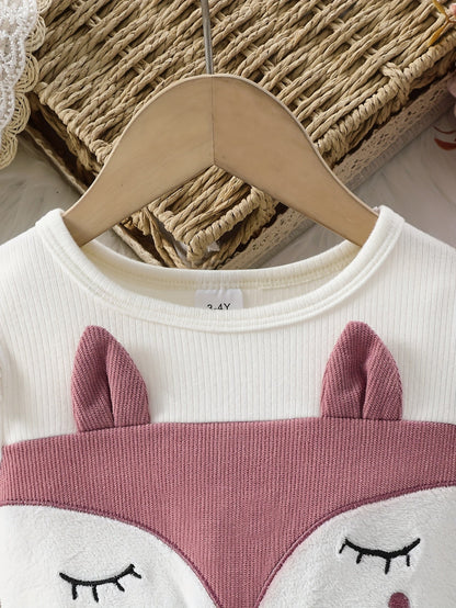 Discover the Charming Long Sleeve Bunny Dress for Girls. Perfect for joyful outings, combining comfort and style. Shop at Toosly.