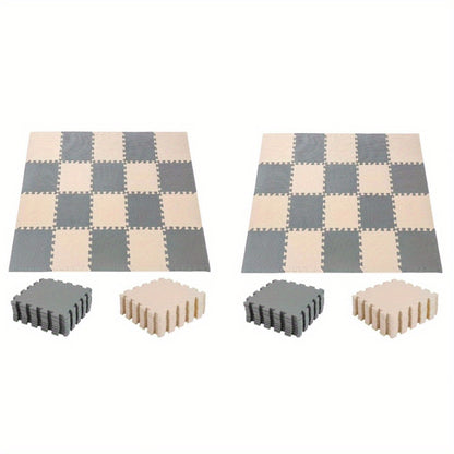 36/40peças Tapete de Jogo de Espuma Tapete de Espuma de Chão Puzzle de Exercício Interligável Tapete de Exercício Multicolorido Puzzle Interligado 30x30cm, Puzzle de Espuma de Chão, Tapete de Exercício de Pé Macio Puzzle de Jogo de Espuma Interligado, Blocos de Ioga Interligados de Espuma para Ideia de Treino, Roupas de Chão, Decoração de Chão, Multiaoembre, Puzzle de Yoga