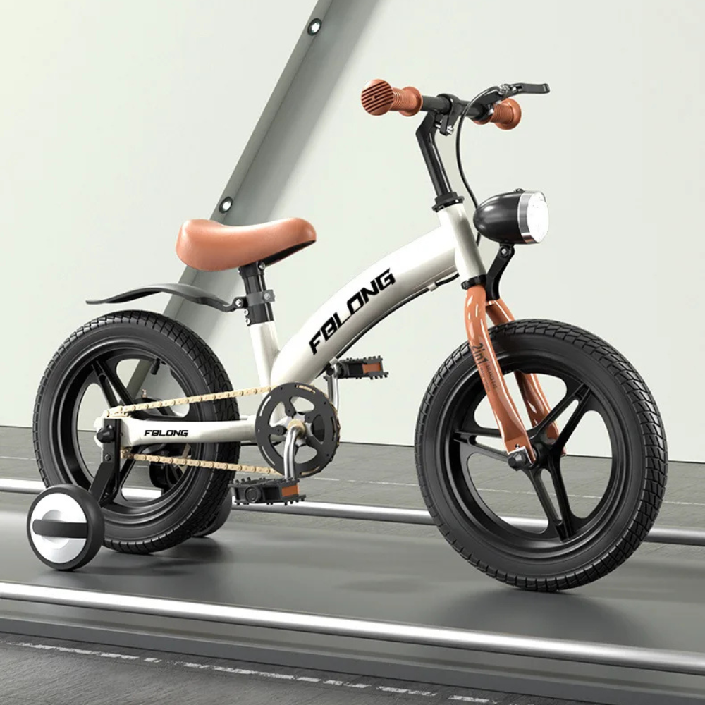 2-in-1 kids balance and pedal bike. Lightweight aluminum frame, safe brakes, and 12” wheels—perfect for ages 1–6 learning to ride with confidence.