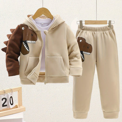 Explore joy and comfort with our Dinosaur Hoodie Set for Kids. Perfect for playful adventures. Toosly: care and safety in every detail.