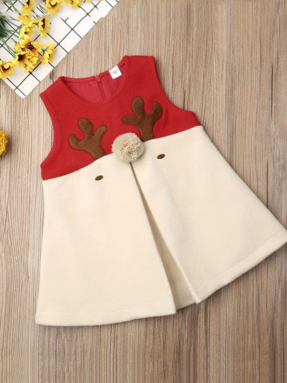Discover the Charming Reindeer Dress for kids, perfect for festive moments. Comfortable, stylish, and easy to care for. Explore with Toosly.
