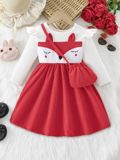 Discover the Charming Long Sleeve Bunny Dress for Girls. Perfect for joyful outings, combining comfort and style. Shop at Toosly.