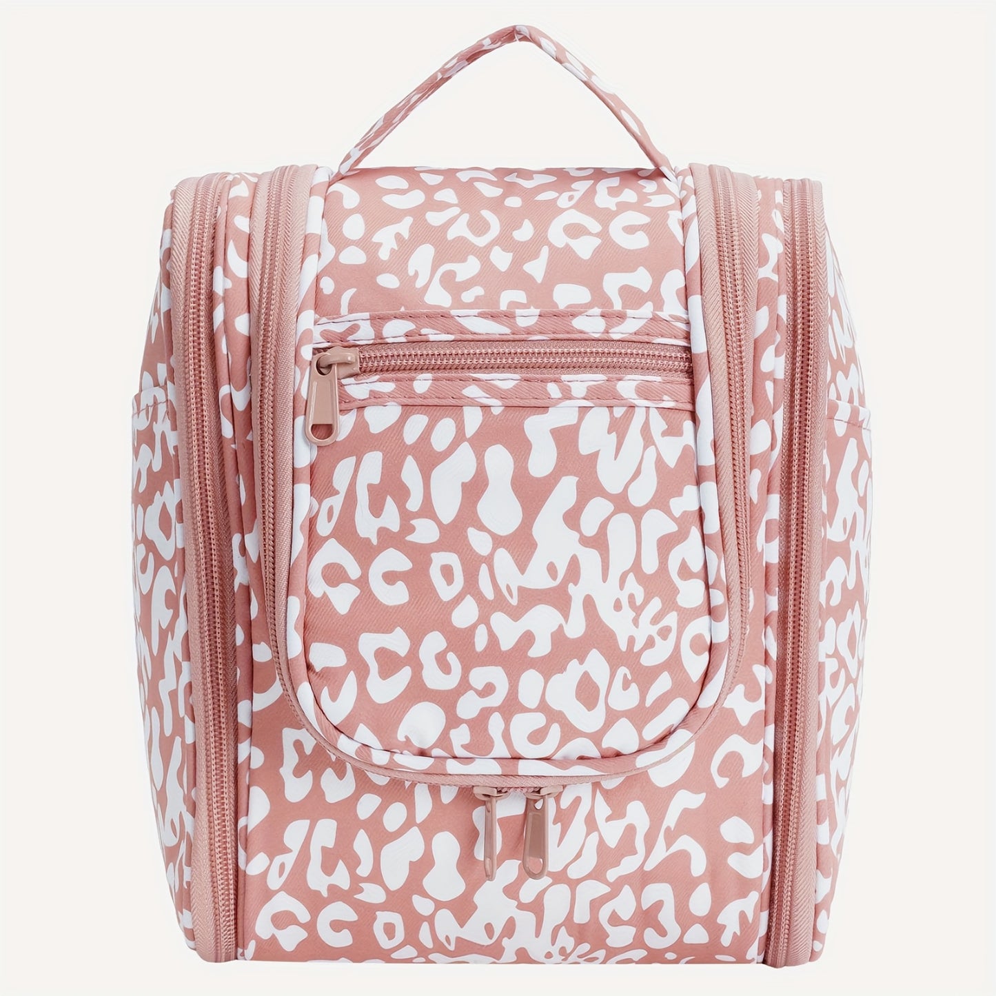 Bolsa de higiene pessoal para viagem suspensa para mulheres - Organizador de cosméticos pequeno com gancho, vários bolsos, separação úmido/seco, fecho de correr suave, tecido durável, leve e elegante, essencial para a noite, melhor presente para adolescentes e viajantes frequentes, bolsa de higiene pessoal para viagem, design elegante, construção sólida, essenciais para férias, design compacto, tecido de alta qualidade, viajantes frequentes