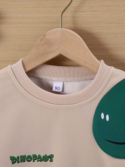 Explore comfort and joy with the Cozy Dinosaur Sweatshirt Set for Kids. Perfect for outdoor adventures. Discover more at Toosly.