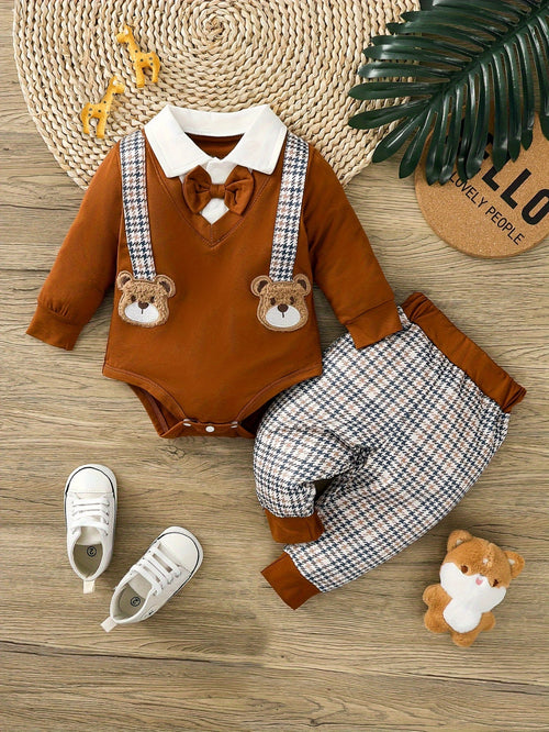 Discover the Adorable Teddy Bear Baby Outfit Set at Toosly. Soft, charming, and perfect for every season. Ensure your baby's comfort and joy.