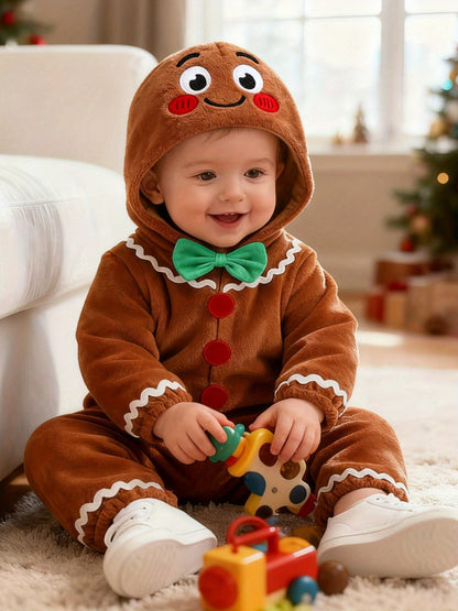 Discover warmth and fun with the Cozy Cartoon Hooded Winter Onesie for kids. Perfect for outdoor adventures, this onesie combines comfort and charm.