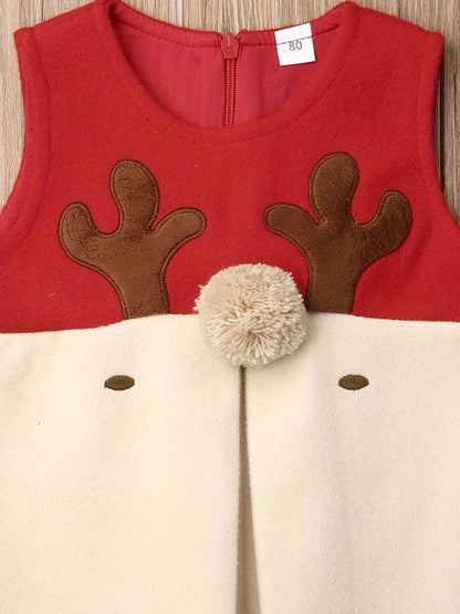 Discover the Charming Reindeer Dress for kids, perfect for festive moments. Comfortable, stylish, and easy to care for. Explore with Toosly.