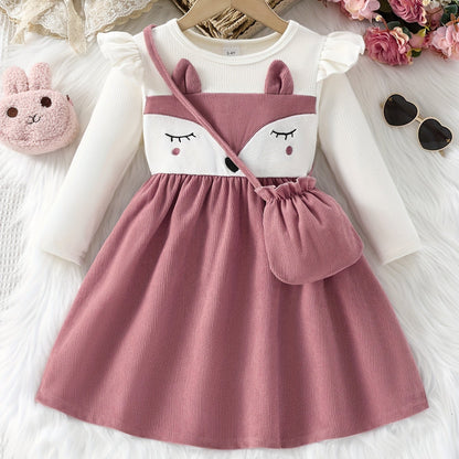 Discover the Charming Long Sleeve Bunny Dress for Girls. Perfect for joyful outings, combining comfort and style. Shop at Toosly.
