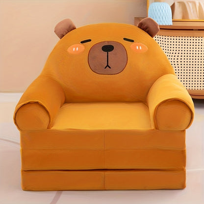 Discover the Cozy Foldable Kids Sofa with memory foam. Perfect for playtime and relaxation. Safe and fun designs from Toosly.