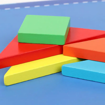 Wooden Magnetic Tangram Puzzle Book (3+ Years)