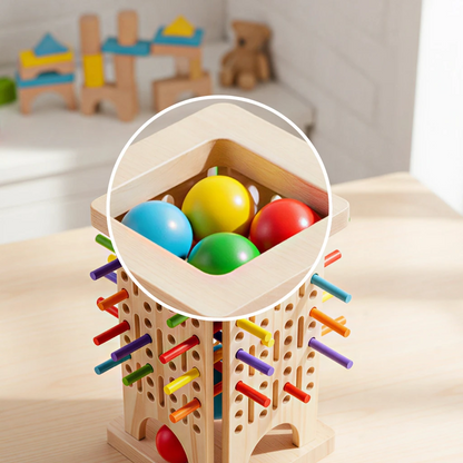 Wooden Pick-Up Sticks Balance Game for Kids (3+ Years)