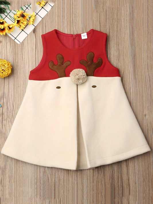 Discover the Charming Reindeer Dress for kids, perfect for festive moments. Comfortable, stylish, and easy to care for. Explore with Toosly.