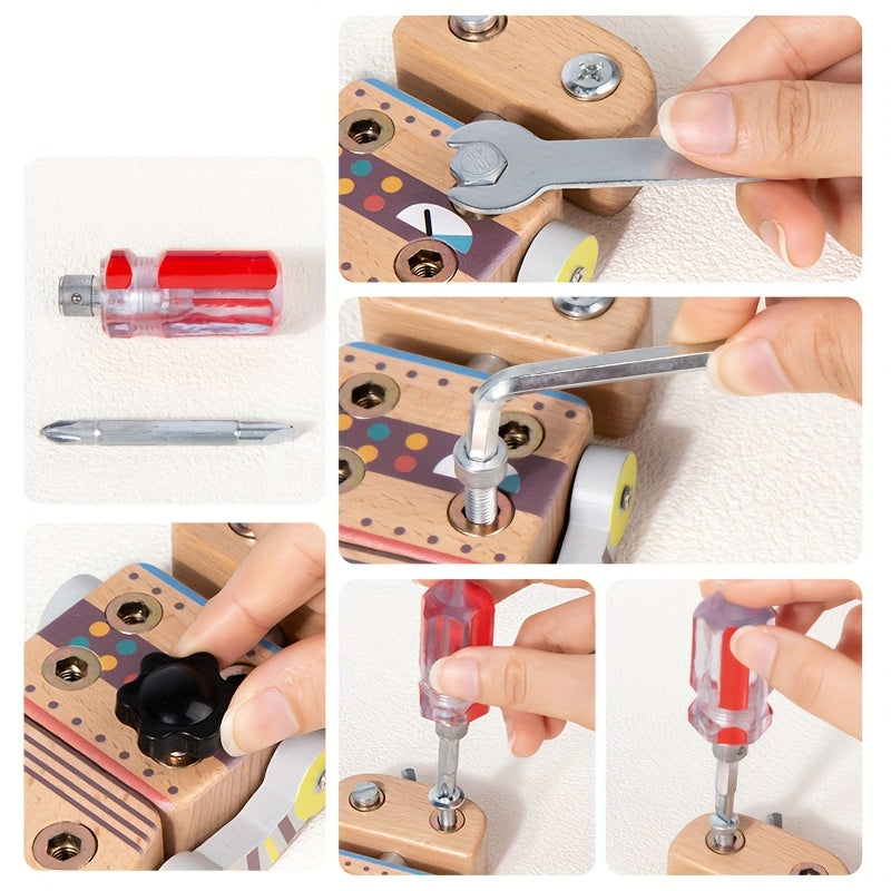 Robô Parafusadeira - Ferramenta de Montagem e Reparo para Meninos e Meninas a partir de 3 Anos, Brinquedo Educativo Essencial para Viagens, Embalagem em Caixa Colorida, Presente Perfeito para Aniversário ou Feriado