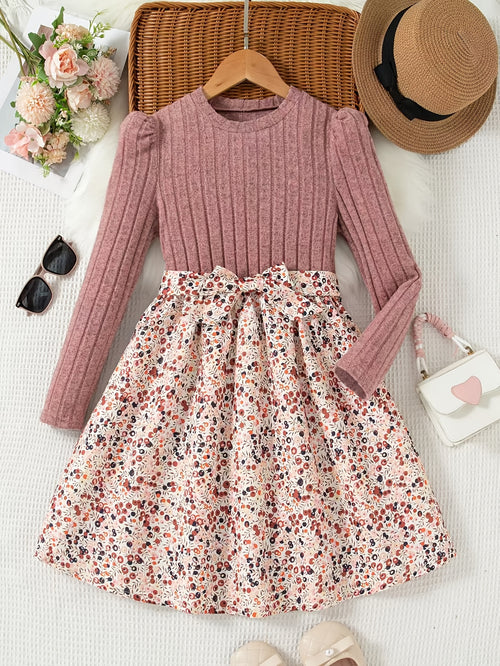 Discover elegance and comfort with the Charming Puff Sleeve Dress for Girls. Perfect for school and casual outings. Shop now at Toosly.