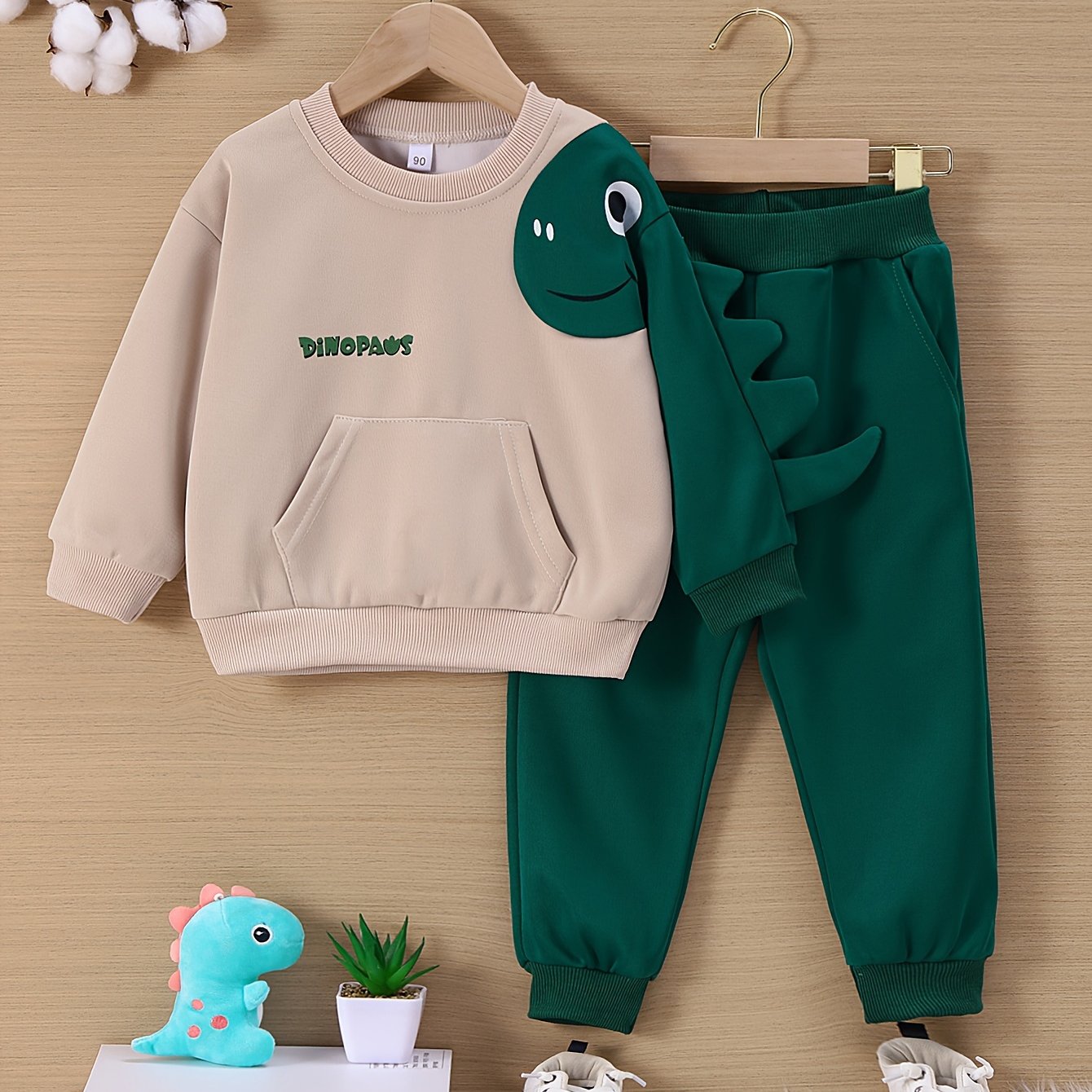 Explore comfort and joy with the Cozy Dinosaur Sweatshirt Set for Kids. Perfect for outdoor adventures. Discover more at Toosly.