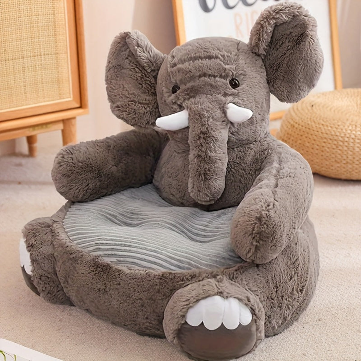 Discover cozy animal-shaped sofa cushions for kids. Perfect for playrooms, these cushions offer comfort and charm. Shop now at Toosly.