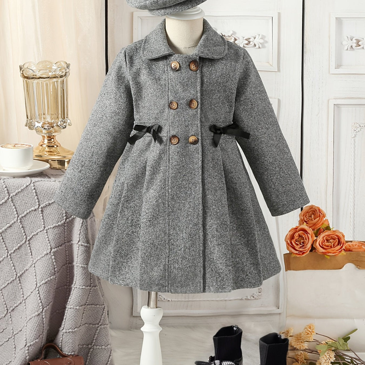 Discover the Charming Tweed Coat for girls. Cozy, stylish, and perfect for autumn and winter outings. Shop now at Toosly.
