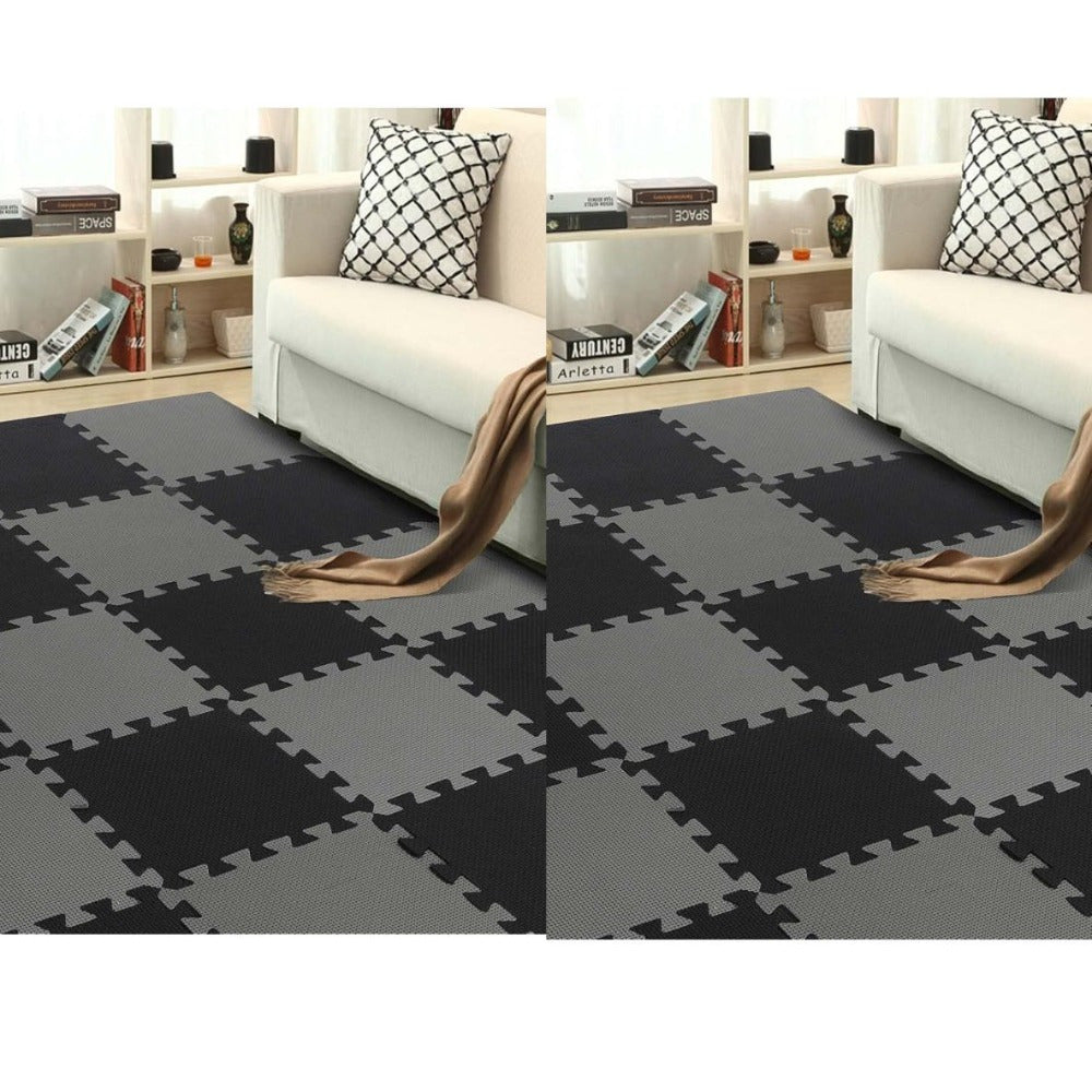 36/40peças Tapete de Jogo de Espuma Tapete de Espuma de Chão Puzzle de Exercício Interligável Tapete de Exercício Multicolorido Puzzle Interligado 30x30cm, Puzzle de Espuma de Chão, Tapete de Exercício de Pé Macio Puzzle de Jogo de Espuma Interligado, Blocos de Ioga Interligados de Espuma para Ideia de Treino, Roupas de Chão, Decoração de Chão, Multiaoembre, Puzzle de Yoga