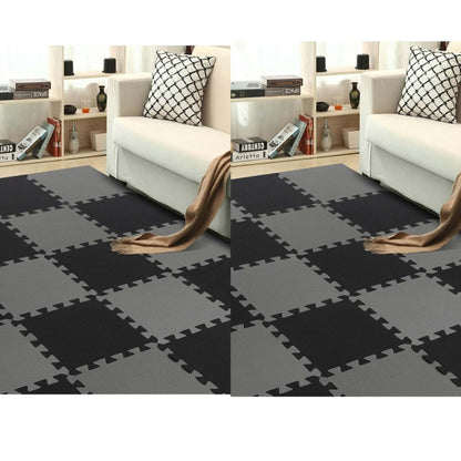 36/40peças Tapete de Jogo de Espuma Tapete de Espuma de Chão Puzzle de Exercício Interligável Tapete de Exercício Multicolorido Puzzle Interligado 30x30cm, Puzzle de Espuma de Chão, Tapete de Exercício de Pé Macio Puzzle de Jogo de Espuma Interligado, Blocos de Ioga Interligados de Espuma para Ideia de Treino, Roupas de Chão, Decoração de Chão, Multiaoembre, Puzzle de Yoga