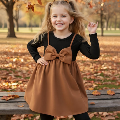 Discover the Charming Velvet Bow Dress for kids. Perfect for winter festivities, combining comfort, style, and practicality. Shop now at Toosly.