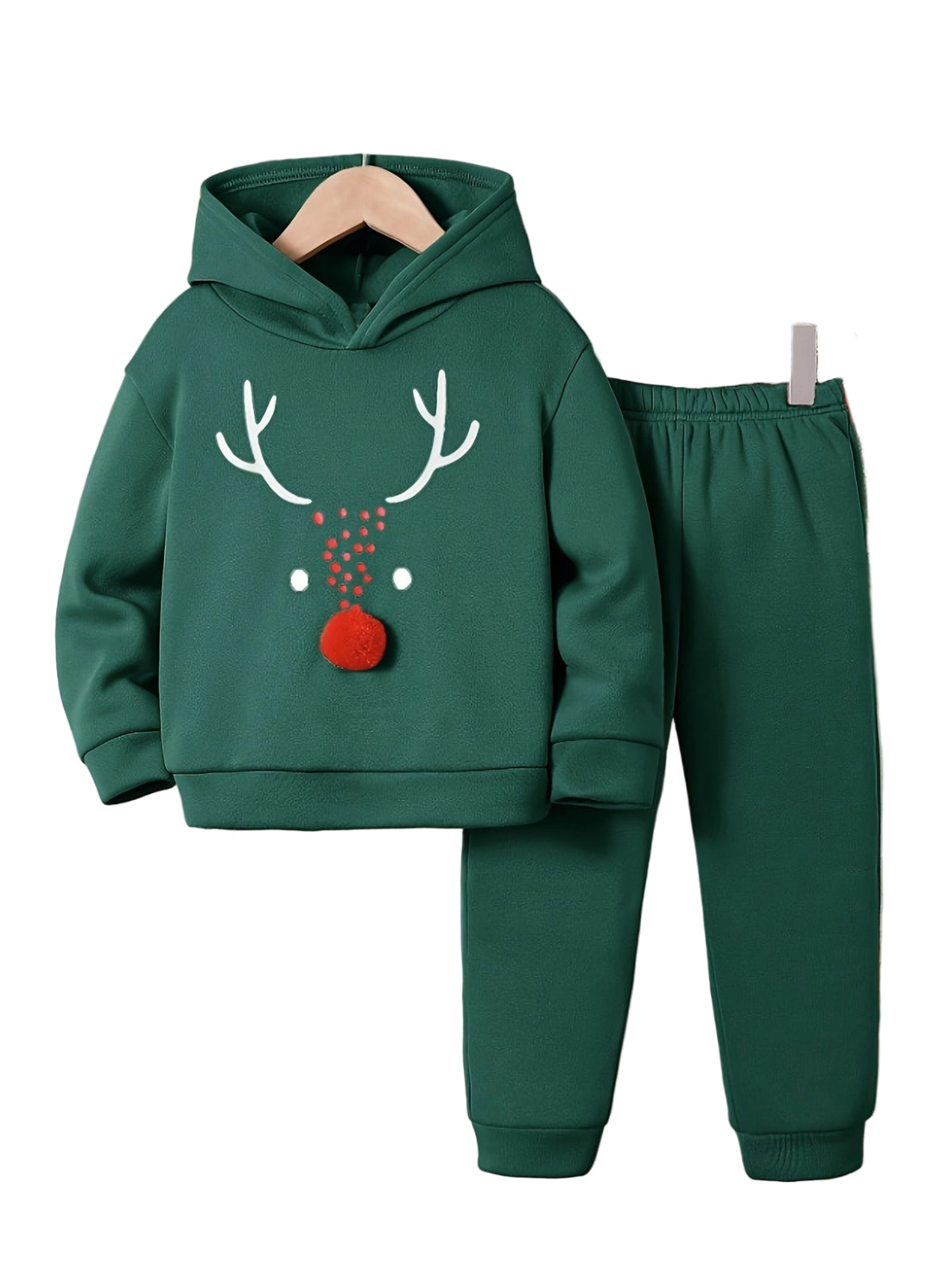 Discover warmth and festive fun with our Cozy Reindeer Hoodie & Sweatpants Set. Perfect for joyful adventures. Shop now at Toosly.
