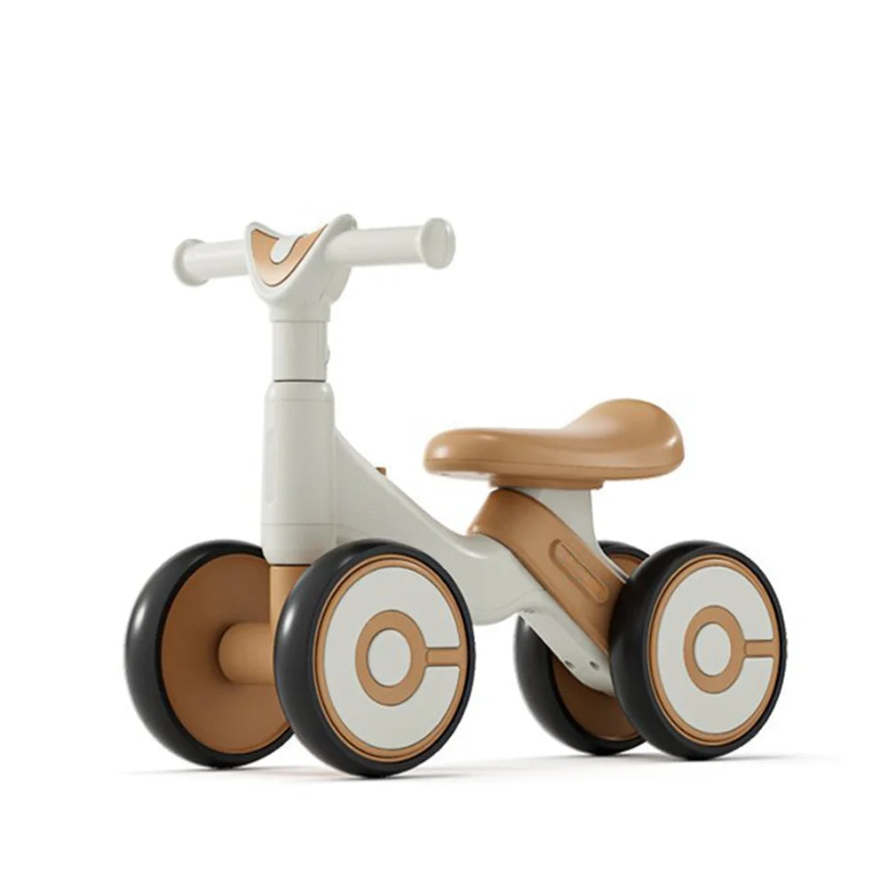 Baby balance bike with 4 wheels. Safe, lightweight, and fun ride-on toy that builds balance, coordination, and confidence for toddlers.