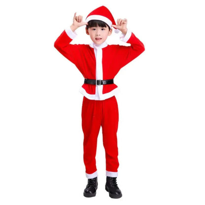 Adorable Christmas costume for kids. Soft, comfy Santa outfit for boys and girls — perfect for parties, photos, and festive celebrations.