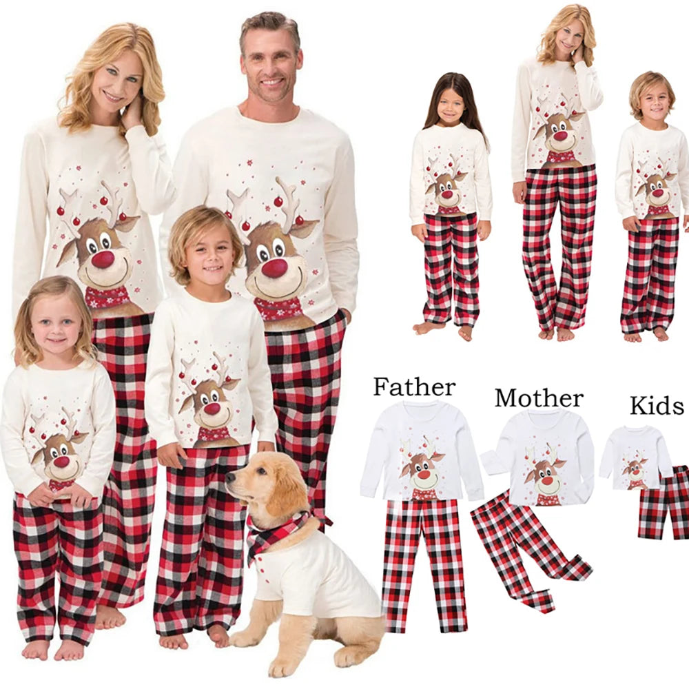 Matching family Christmas pajamas for parents, kids, and babies. Soft, festive, and perfect for holiday photos, cozy nights, and seasonal traditions.