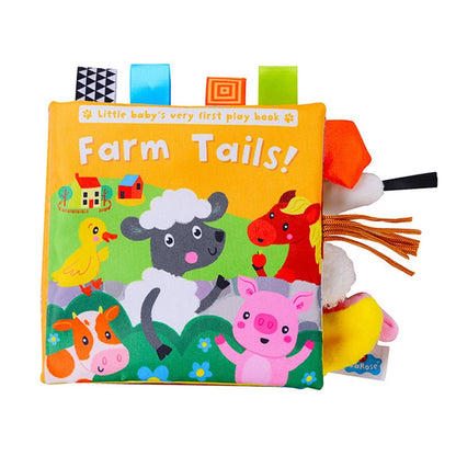 Soft 3D Crinkle Cloth Books for Babies