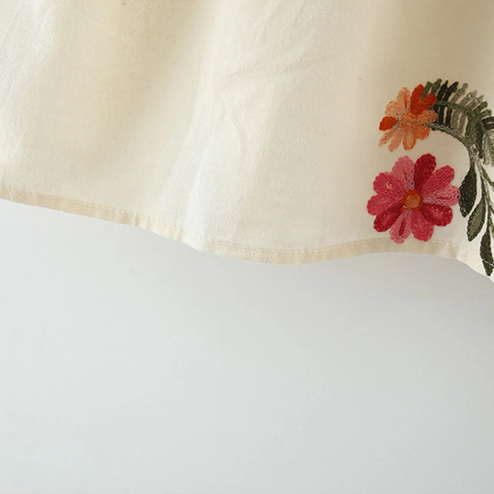 Adorable embroidered cotton summer dress for girls. Soft, breathable, and perfect for sunny days, playtime, and special occasions.