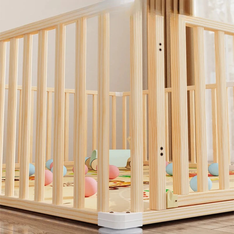 Wooden Montessori Baby Playpen