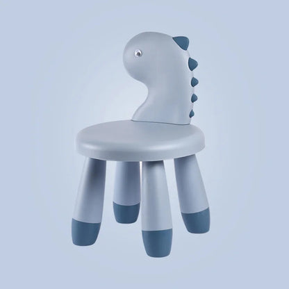 Cute dinosaur kids chair with Nordic design. Safe, durable, and non-slip seat that adds comfort, fun, and style to any play or study space.
