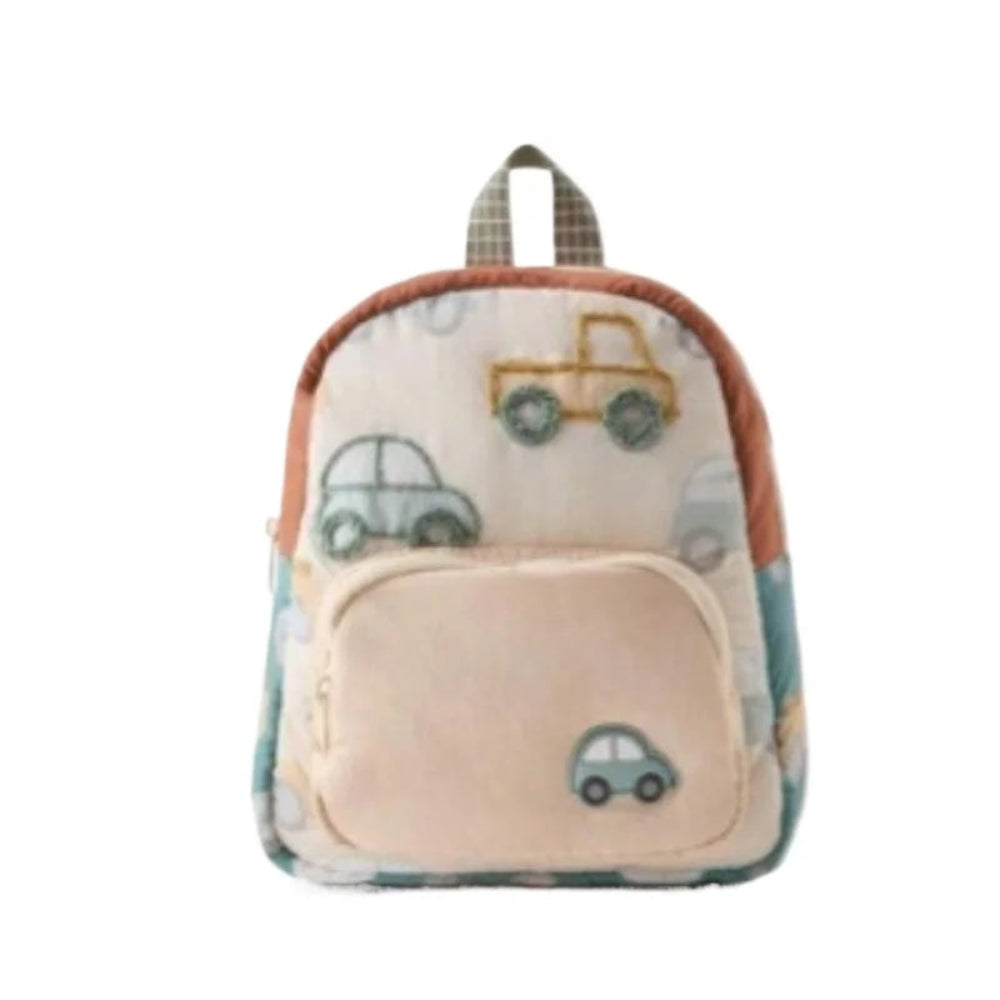 Lightweight Disney kids backpack with cute car embroidery. Durable, colorful, and perfect for school, travel, and everyday adventures.