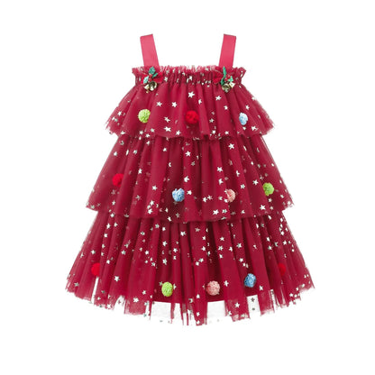 Adorable Christmas tree tutu dress for girls. Soft, festive, and comfy — perfect for holiday parties, photos, and magical family moments.
