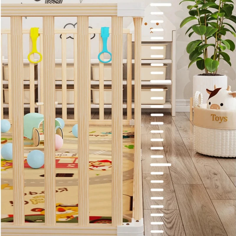 Wooden Montessori Baby Playpen