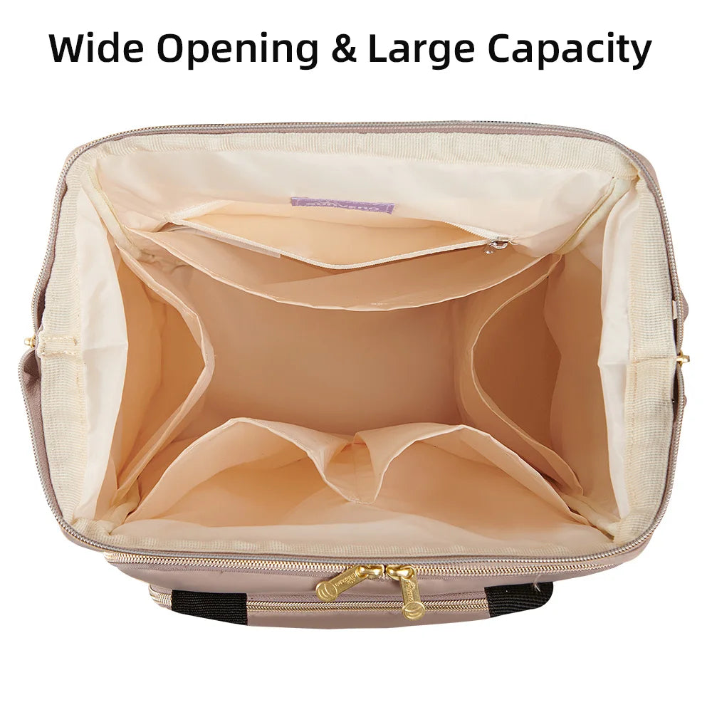 Spacious waterproof diaper backpack for moms and dads. Stylish, durable, and perfect for travel and everyday baby care.
