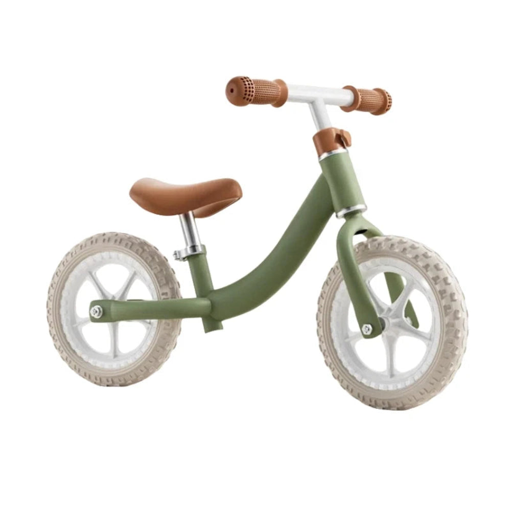 12” pedal-free balance bike for kids ages 1–6. Lightweight, durable, and safe—build balance, coordination, and confidence with every ride.