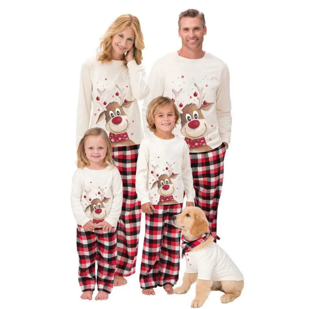 Matching family Christmas pajamas for parents, kids, and babies. Soft, festive, and perfect for holiday photos, cozy nights, and seasonal traditions.