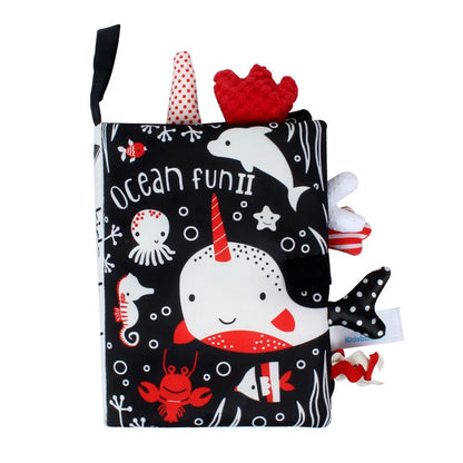 Soft 3D Crinkle Cloth Books for Babies