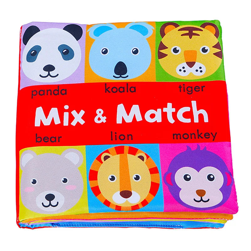 Soft 3D Crinkle Cloth Books for Babies