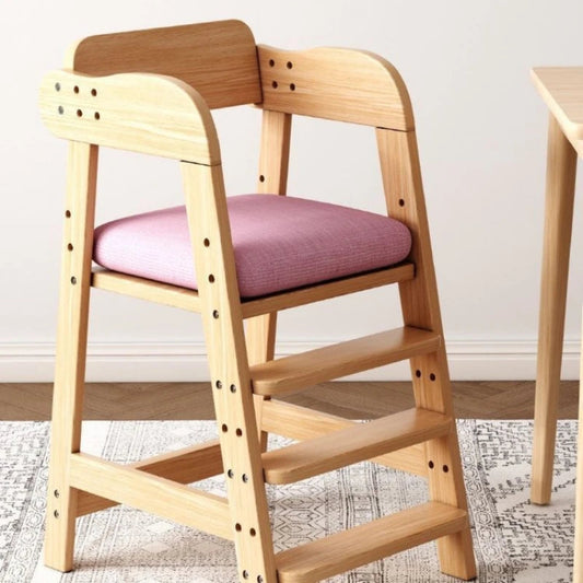 Adjustable wooden kids chair for dining and study. Safe, ergonomic, and durable design that grows with your child in comfort and style.
