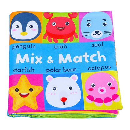 Soft 3D Crinkle Cloth Books for Babies