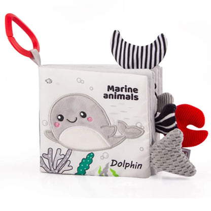 Soft 3D Crinkle Cloth Books for Babies