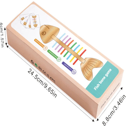 Montessori wooden balance game for kids. Safe, colorful, and educational toy that builds focus, coordination, and fine motor skills.