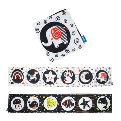 Soft 3D Crinkle Cloth Books for Babies