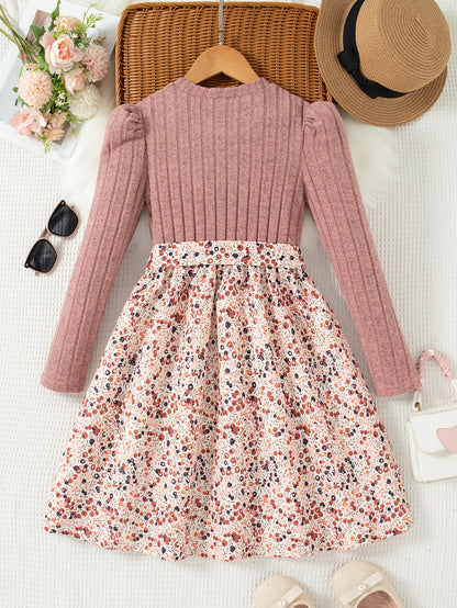 Discover elegance and comfort with the Charming Puff Sleeve Dress for Girls. Perfect for school and casual outings. Shop now at Toosly.