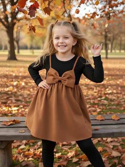 Discover the Charming Velvet Bow Dress for kids. Perfect for winter festivities, combining comfort, style, and practicality. Shop now at Toosly.